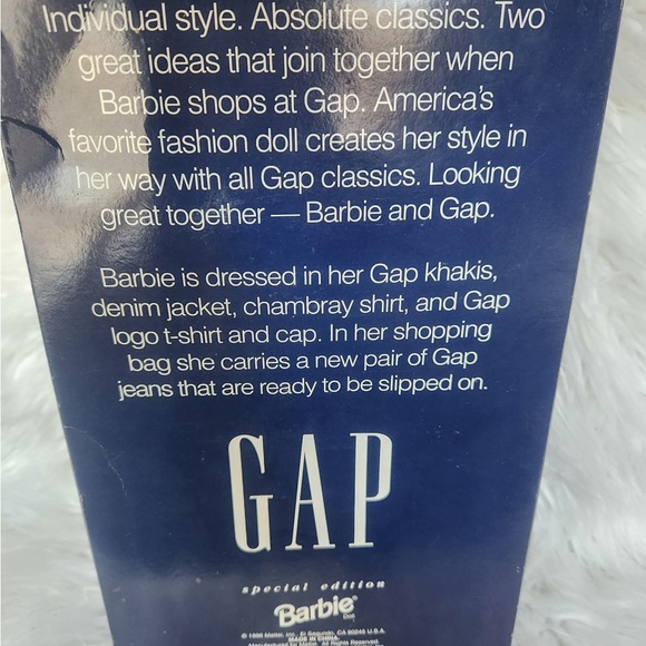 Vintage 1996 GAP Barbie with Denim Jacket and Khakis - Picture 2 of 4